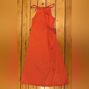 Chic silk peach maxi dress, Coster Copenhagen, size 38